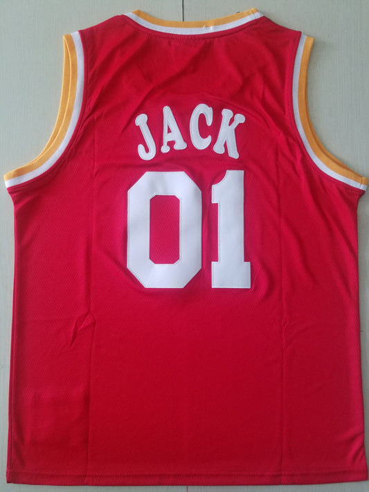 Men's Houston Rockets #01 NBA Red Classics Jersey - Joint Edition