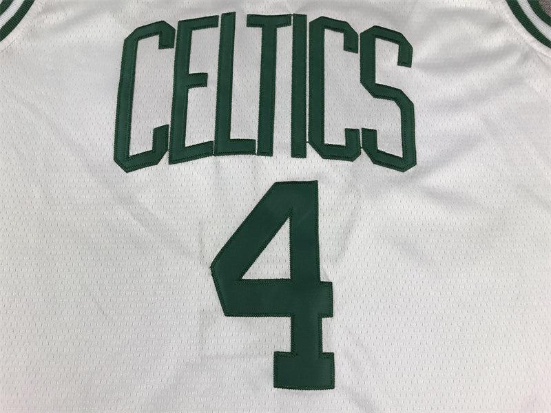 Men's Boston Celtics Jrue Holiday #4 White Swingman Jersey - Association Edition