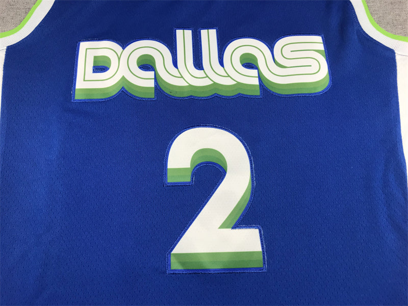 Herren Dallas Mavericks Kyrie Irving #2 Blaues 2022/23 Swingman-Trikot – City Edition