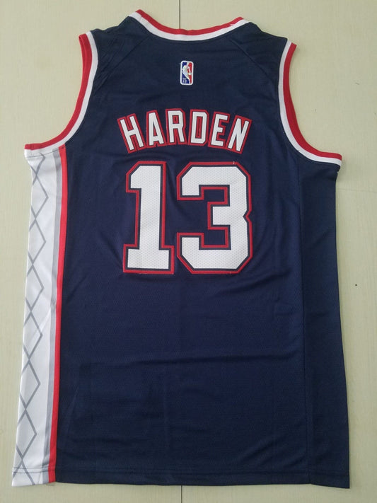 Men's Brooklyn Nets James Harden Navy 2021/22 Swingman Jersey - City Edition