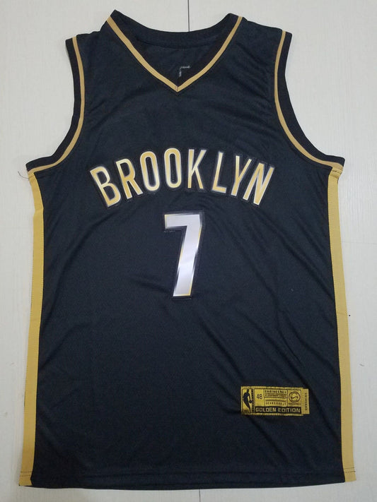 Schwarzes Swingman-Spielertrikot der Brooklyn Nets Kevin Durant 2020/21 für Herren