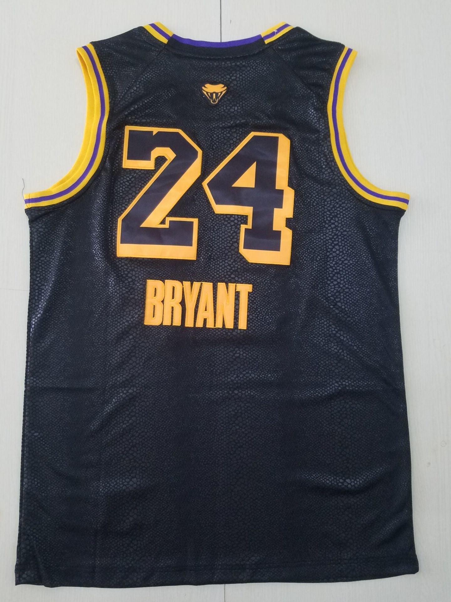 Men's Los Angeles Lakers Kobe Bryant #24 Black Player Jersey