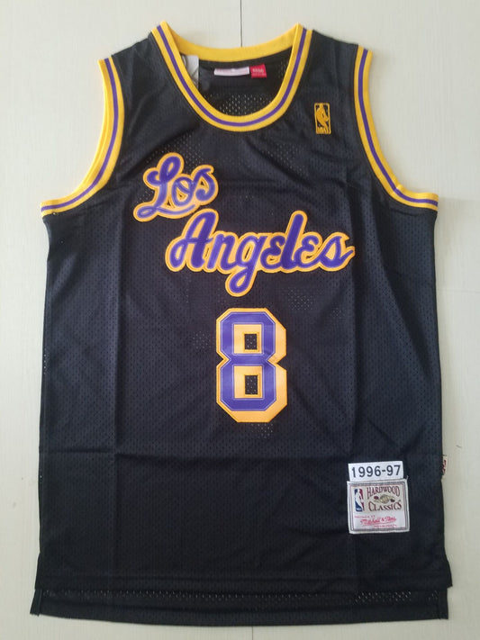 Herren-Spielertrikot der Los Angeles Lakers Kobe Bryant #8 Black Classics