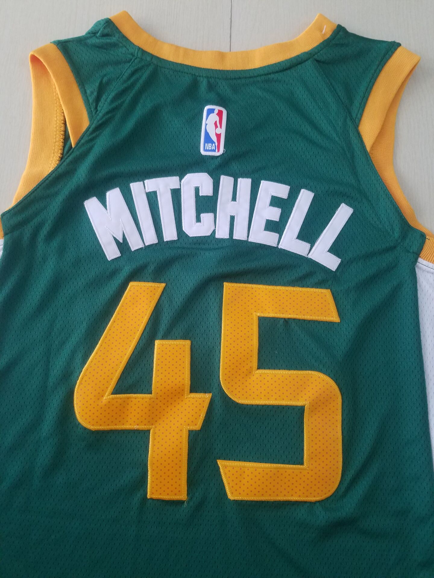 Men's Utah Jazz Donovan Mitchell #45 Green 2020/21 Swingman Player Jersey