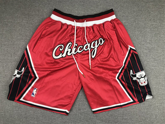 Men's Chicago Bulls Red City Edition Basketball Shorts