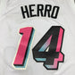 Men's Miami Heat Tyler Herro #14 White 2022/23 Fastbreak Jersey - City Edition