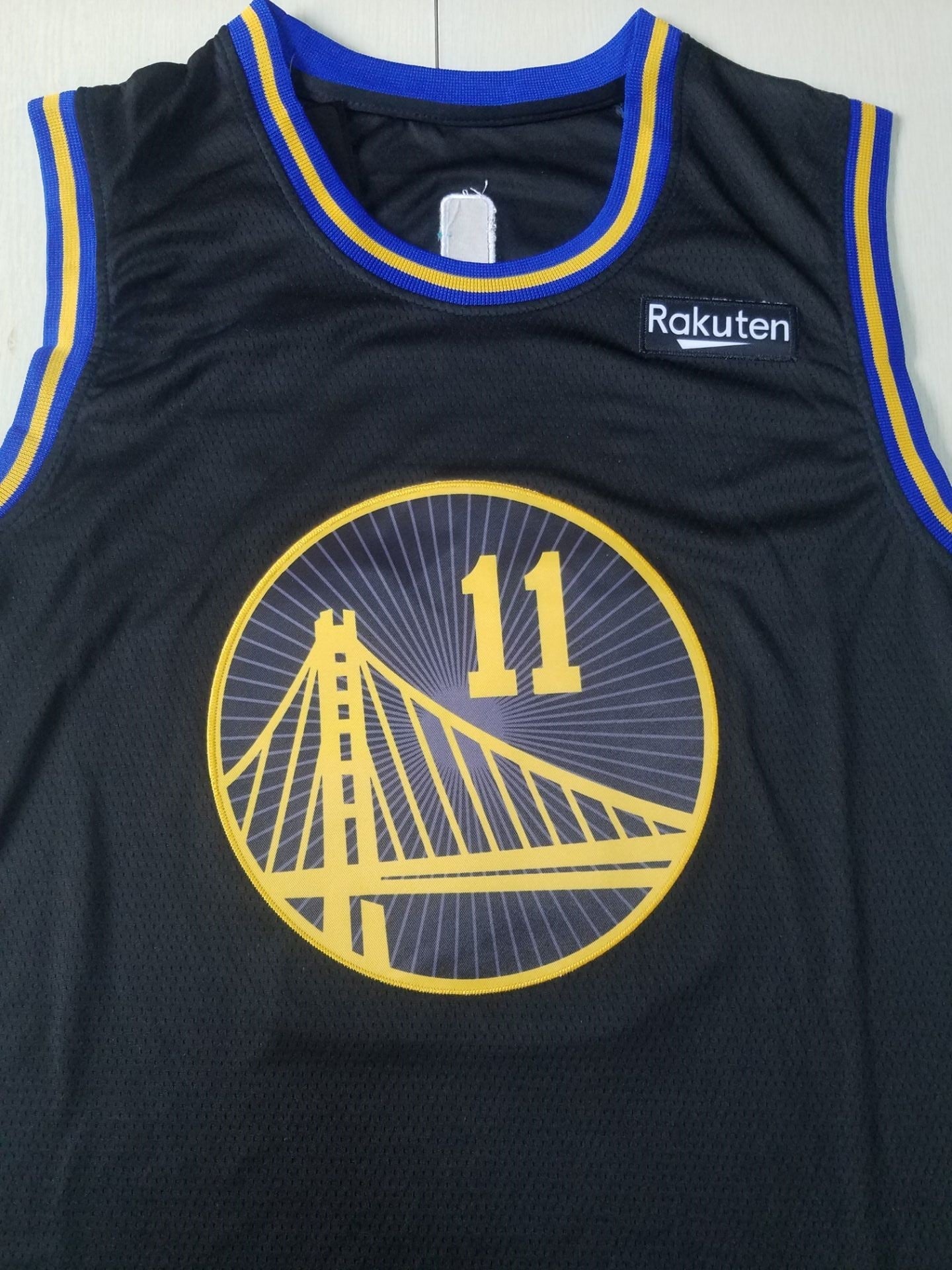 Men's Golden State Warriors Klay Thompson #11 City Edition Black Classic Jersey