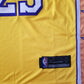 Gelbes Swingman-Trikot der Los Angeles Lakers LeBron James #23 für Herren