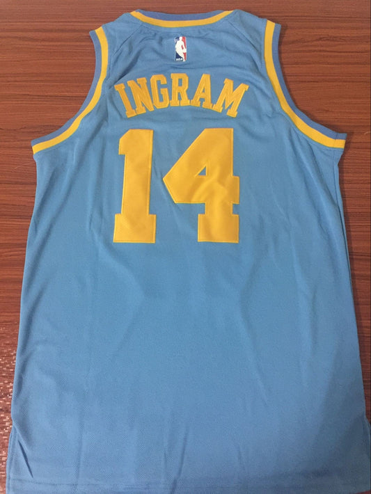 Men's Los Angeles Lakers Brandon Ingram #14 NBA Swingman Jersey - Retro Blue