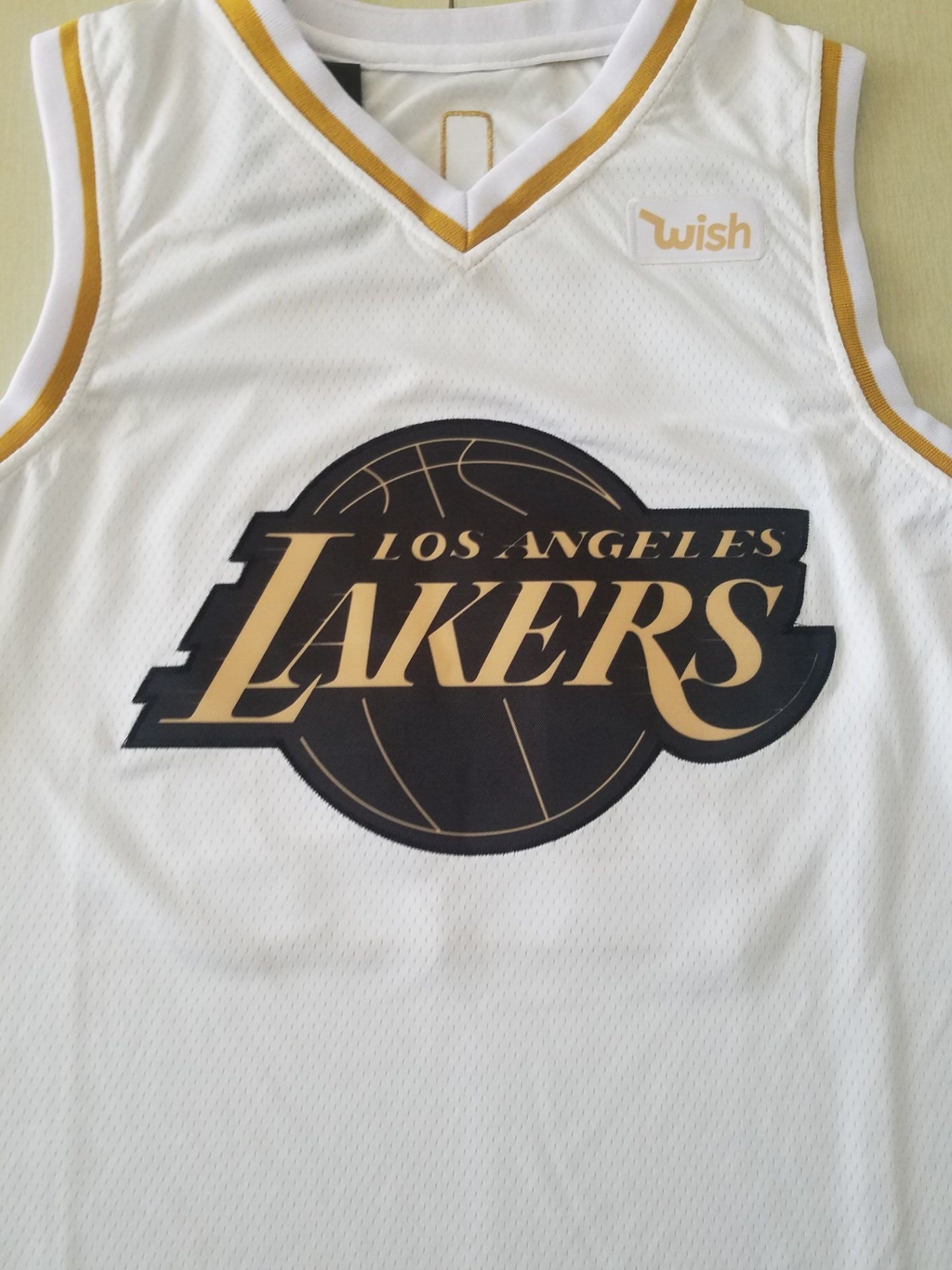 Weißes Swingman-Trikot der Los Angeles Lakers Kobe Bryant #24 für Herren
