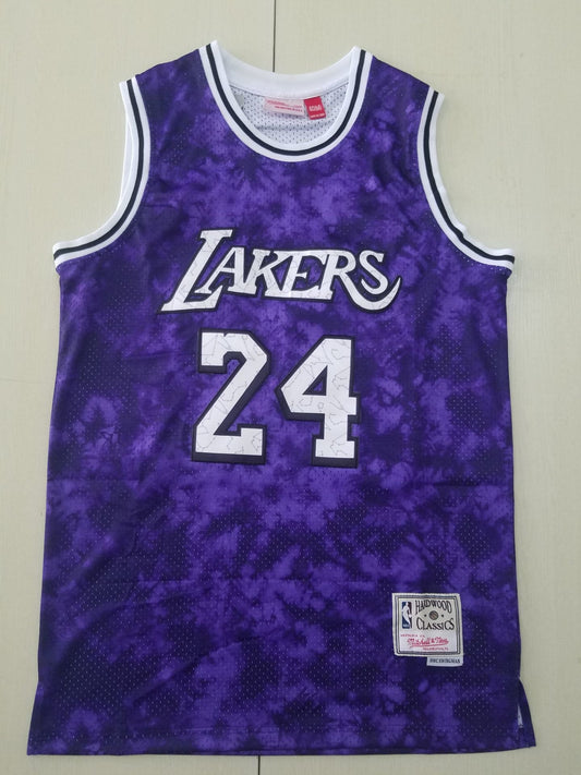 Los Angeles Lakers Kobe Bryant #24 Purple Galaxy Swingman-Trikot für Herren