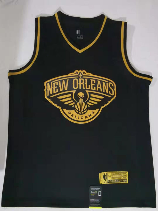 Men's New Orleans Pelicans Zion Williamson #1 NBA Black Swingman Jersey