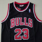 Men's Chicago Bulls Michael Jordan Black 1997-98 Hardwood Classics Player Jersey