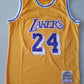 Kobe Bryant Los Angeles Lakers #24 NBA-Trikot – Retro-Gelb