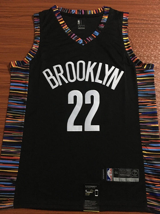 Men's Brooklyn Nets Caris LeVert #22 NBA Black Replica Jersey