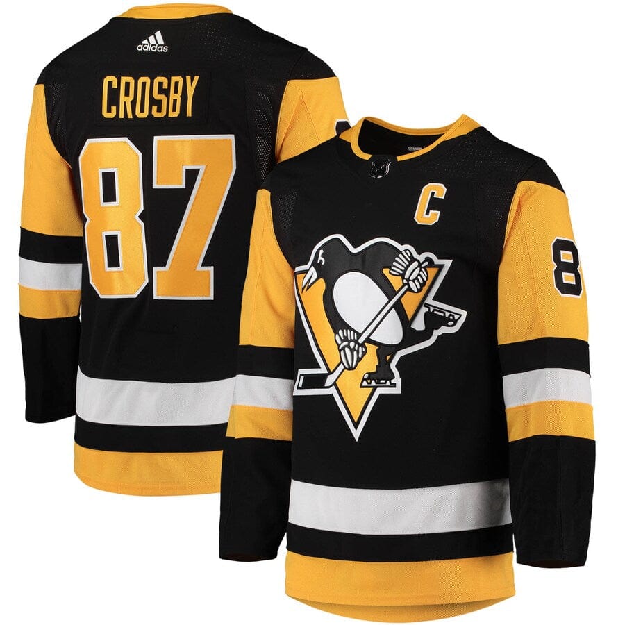 Pittsburgh Penguins Sidney Crosby adidas Black Home Primegreen Authentic Pro Player Jersey für Herren