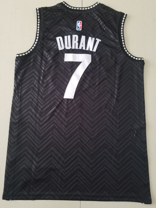 Men's Brooklyn Nets Kevin Durant #7 Black 2020/21 Swingman Player Jersey