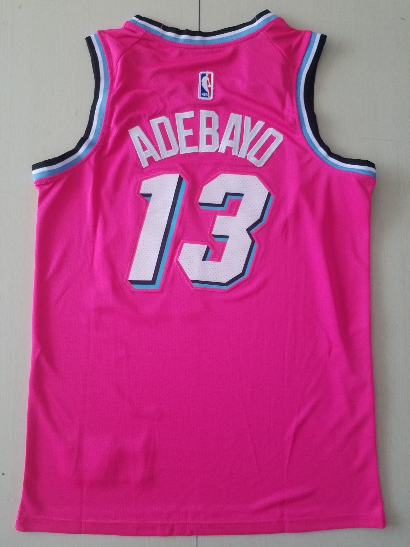 Miami Heat Bam Adebayo #13 Swingman-Spielertrikot in Pink für Herren