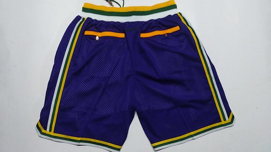 Men's Utah Jazz Purple Basketball Shorts