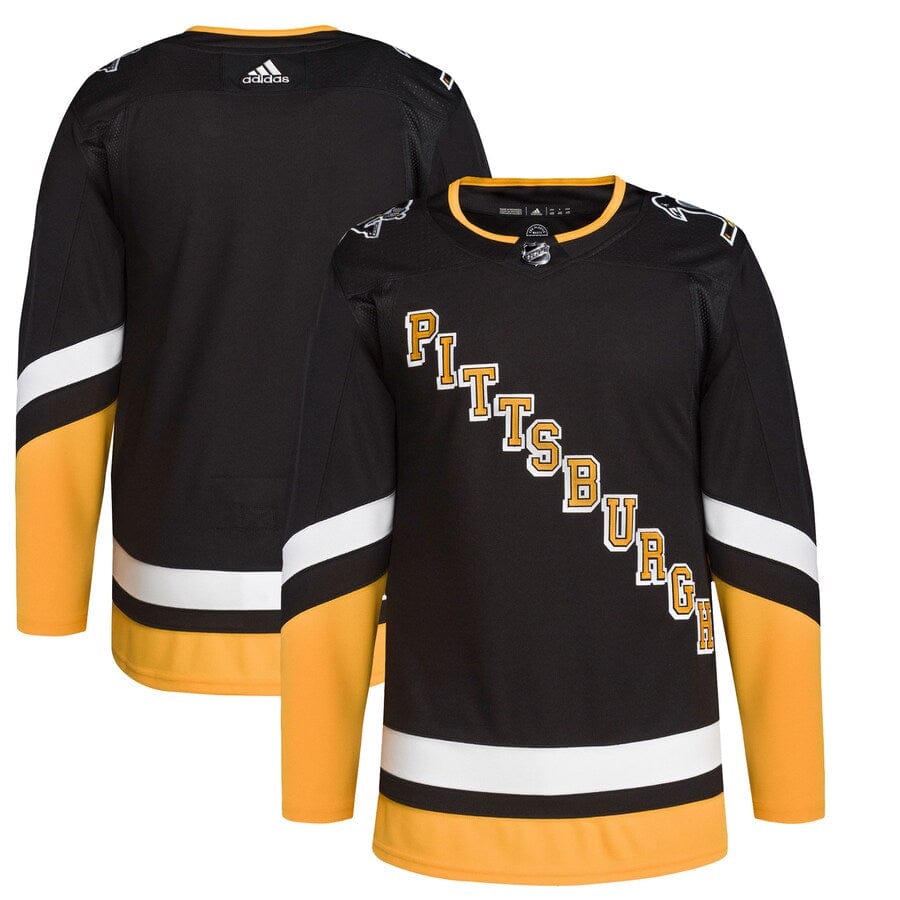 Men's Pittsburgh Penguins adidas Black 2021/22 Alternate Primegreen Authentic Pro Jersey