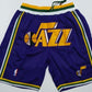 Men's Utah Jazz Purple Basketball Shorts