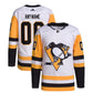 Herren Pittsburgh Penguins adidas White Away Custom Primegreen Authentic Pro Jersey