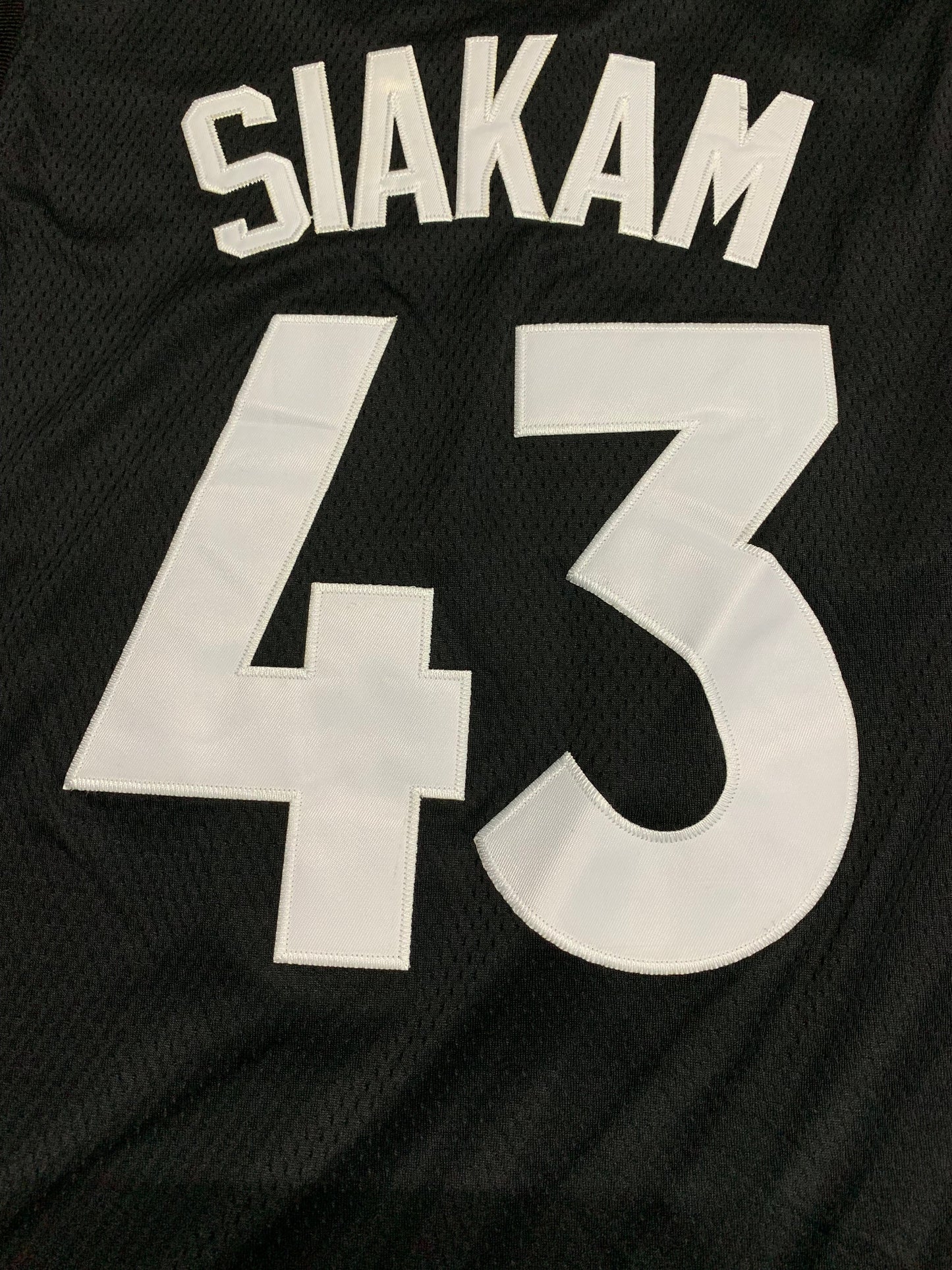 Toronto Raptors Pascal Siakam #43 schwarzes NBA-Spielertrikot für Herren