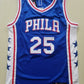 Philadelphia 76ers Ben Simmons #25 Blue Fast Break Replica-Trikot für Herren