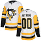 Weißes, authentisches, maßgeschneidertes Adidas-Trikot der Pittsburgh Penguins für Herren