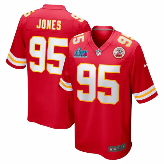 Chris Jones Kansas City Chiefs Super Bowl Jersey