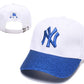 New York Yankees hat white blue