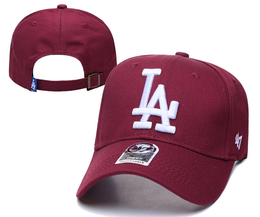 Los Angeles Dodgers Snapback  hat  red