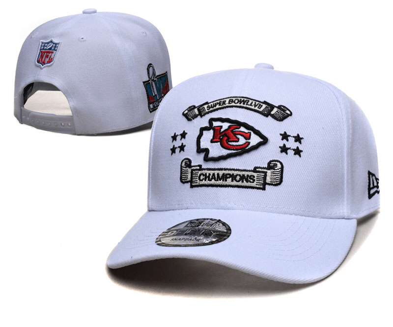 Kansas City Chiefs Snapback-Mütze Weiß