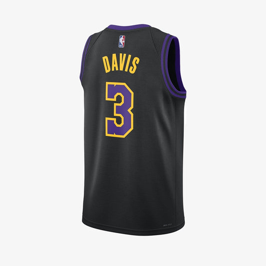 Anthony Davis Los Angeles Lakers 2024 City Edition Swingman-Trikot – Schwarz