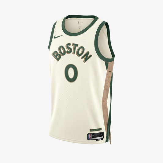 Jayson Tatum Boston Celtics 2024 City Edition Swingman-Trikot – Weiß