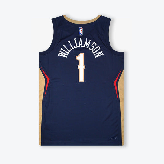 Zion Williamson New Orleans Pelicans Icon Edition Swingman-Trikot – Marineblau