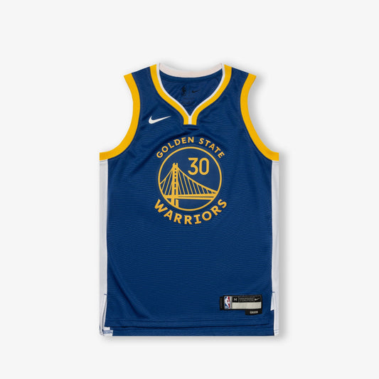 Stephen Curry Golden State Warriors Icon Edition Youth Swingman Jersey - Blue