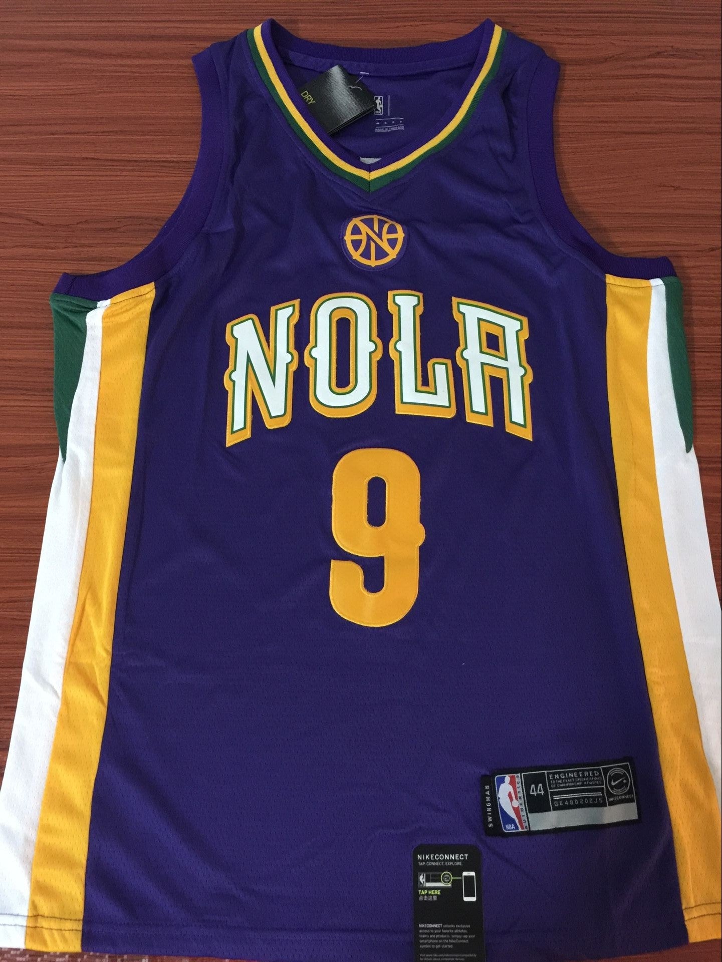 Men's New Orleans Pelicans Jahlil Okafor #9 NBA Purple Player Jersey