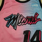 Miami Heat Tyler Herro #14 Swingman-Spielertrikot für Herren in Rosa/Blau