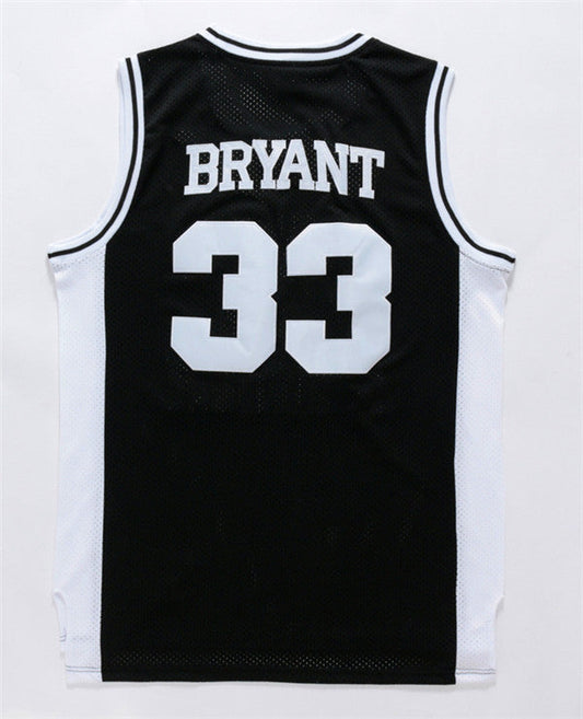 Men's Los Angeles Lakers Kobe Bryant #33 Lower Merion High School Jersey Black