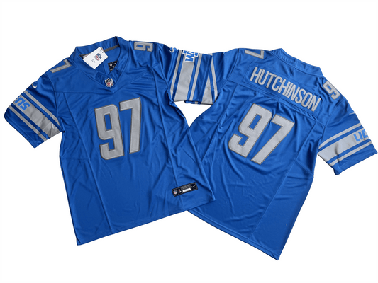 Detroit Lions 97# Aidan Hutchinson Nike Vapor FUSE Limited Trikot