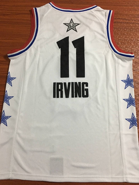 Men's Boston Celtics Kyrie Irving #11 NBA White Swingman Player Jersey