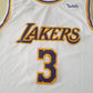 Men's Los Angeles Lakers Anthony Davis White #3 NBA Swingman Jersey