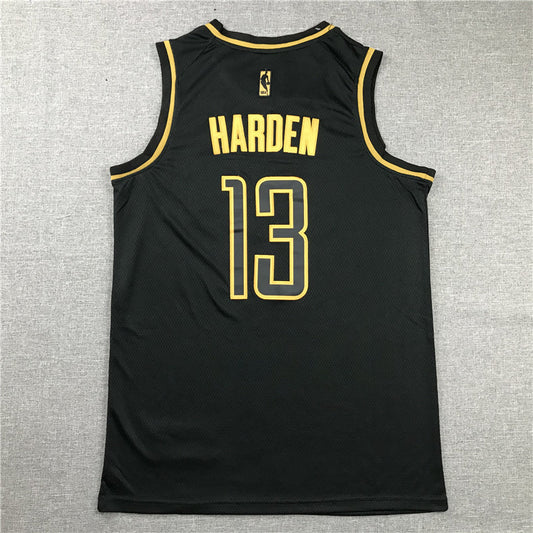 Men's Houston Rockets James Harden #13 NBA Black Replica Player Jersey