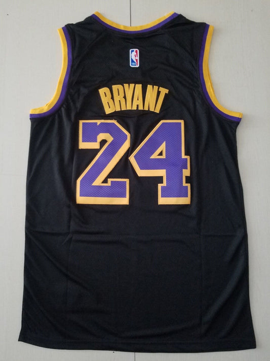 Los Angeles Lakers Kobe Bryant #24 Schwarzes Swingman-Spielertrikot 2020/21 für Herren