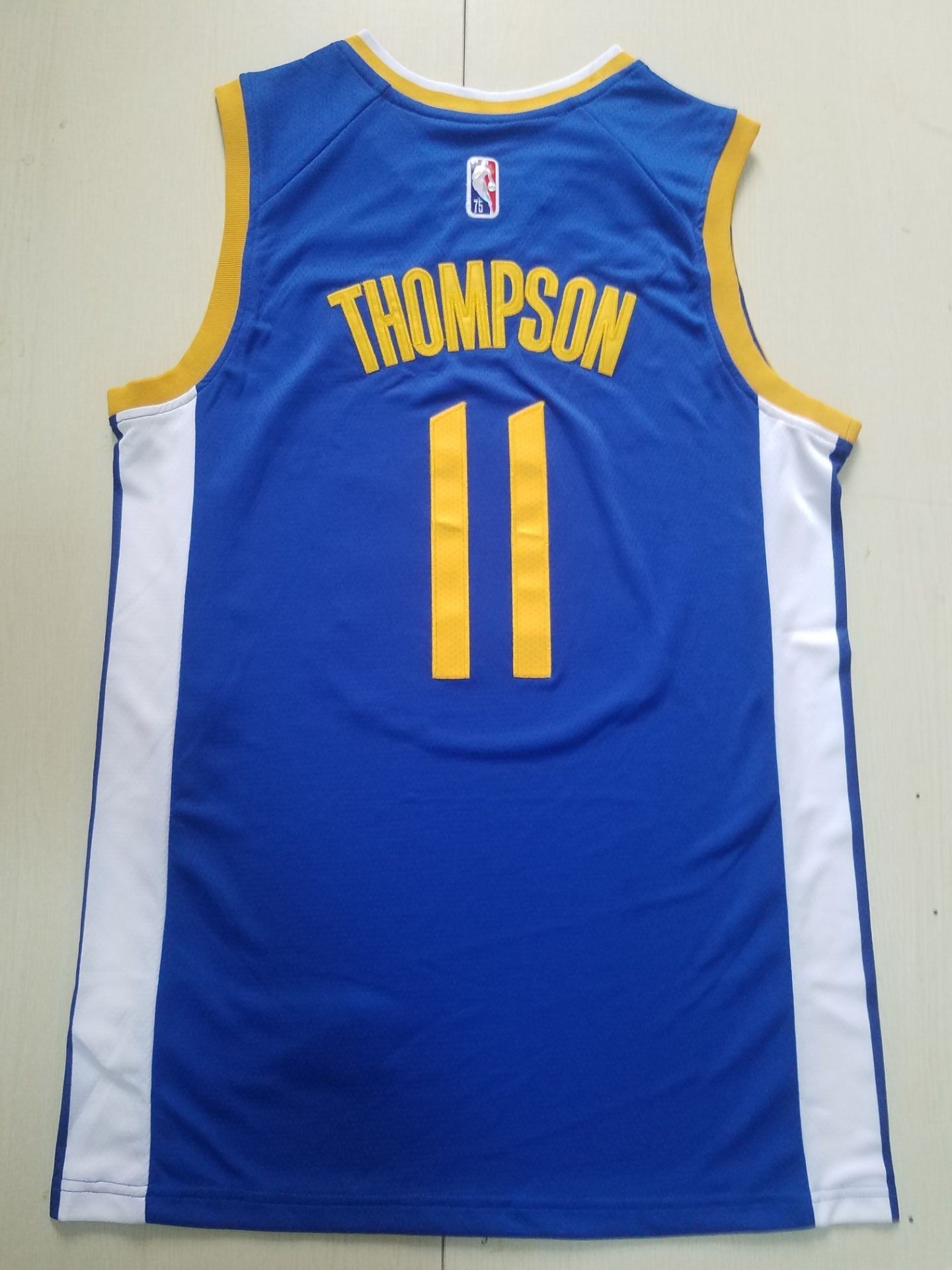 Men's Golden State Warriors Klay Thompson #11 Blue 2020/21 Swingman Jersey