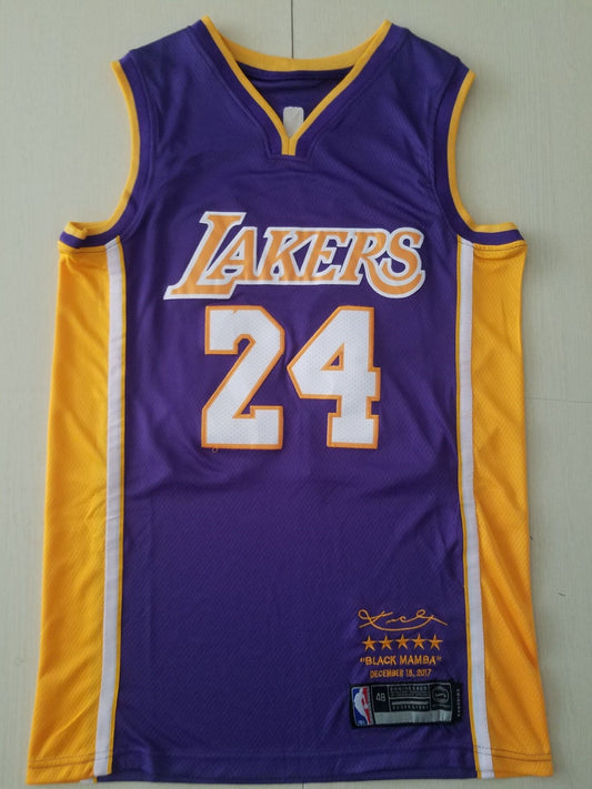 Los Angeles Lakers Kobe Bryant #24 Swingman-Spielertrikot in Lila für Herren