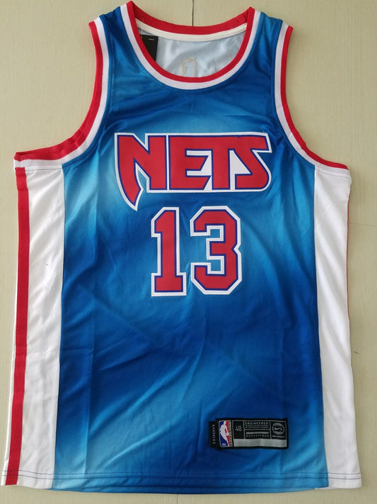 Men's Brooklyn Nets James Harden Light Blue 2020/21 Jersey - Classic Edition