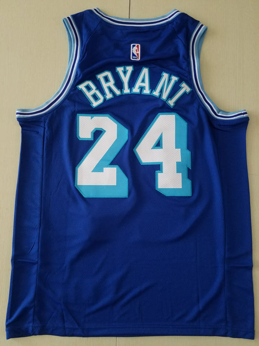 Men's Los Angeles Lakers Kobe Bryant #24 Blue Royal Swingman Jersey
