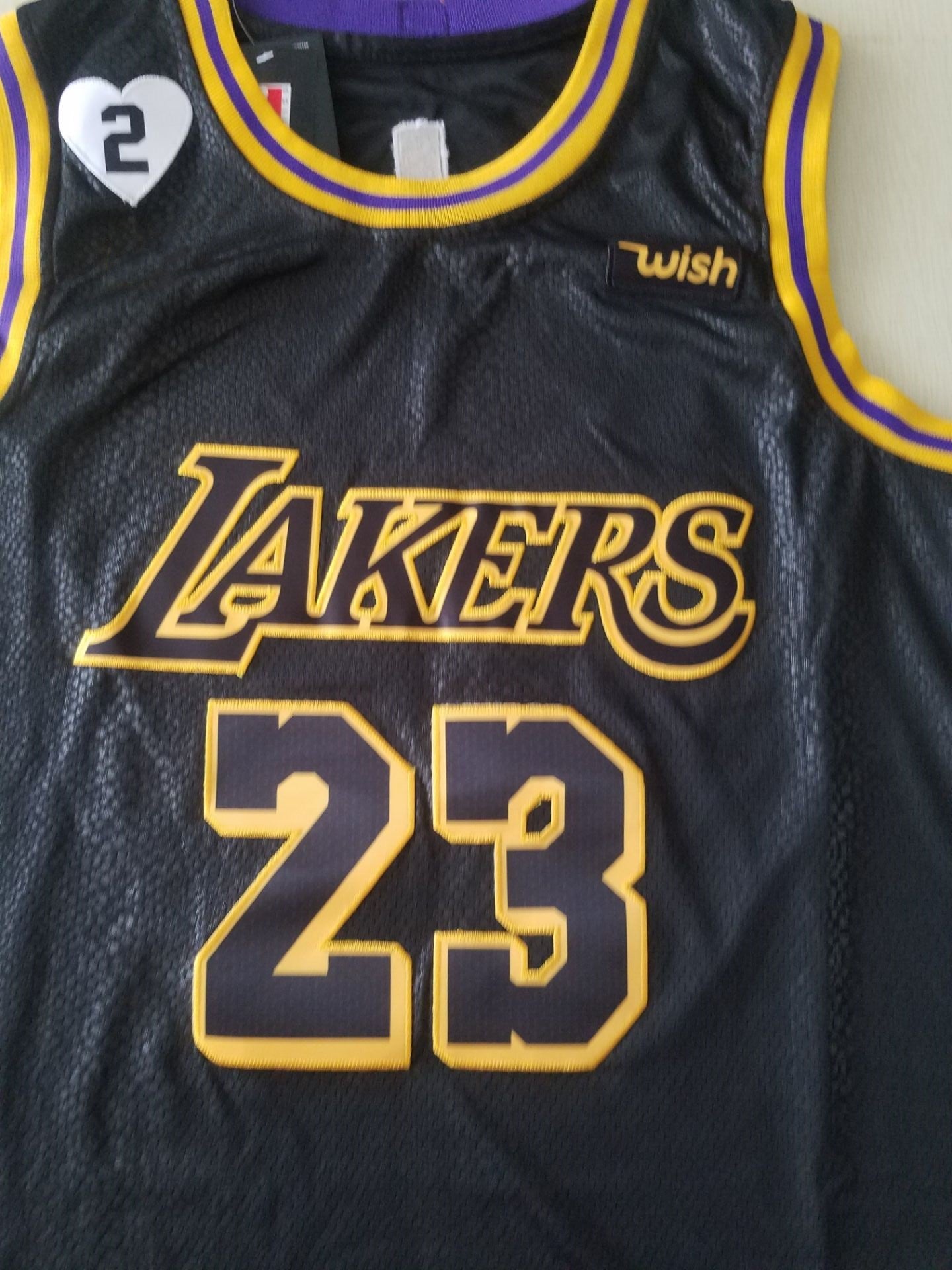 Men's Los Angeles Lakers Lebron James #23 Final Path Jersey Stitched